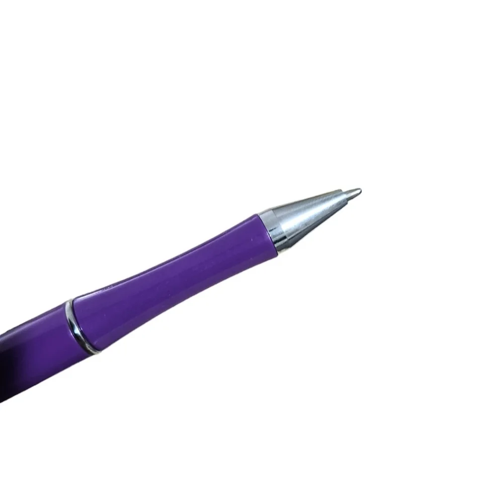 Daisy Duck Disney Figurine Beaded Ballpoint Twist Pen Purple